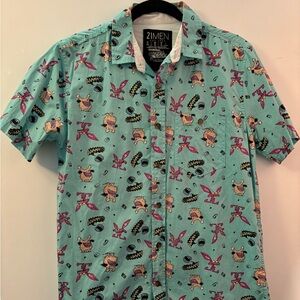 Aaahh!!! Real Monsters Button Down Shirt